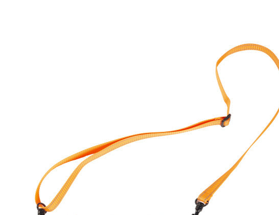 Orange adjustable assist strap for a rear support harness